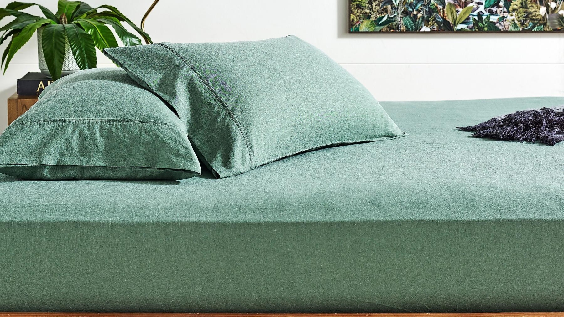L'Avenue Henry Olive Fitted Sheet Combo - King