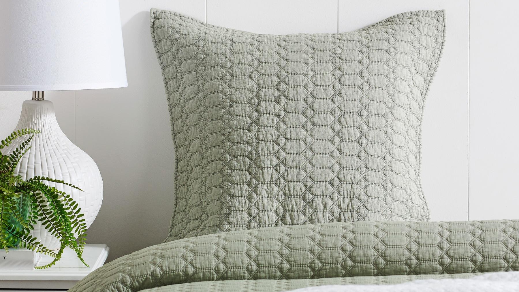 L'Avenue Drazan Sage European Pillowcase