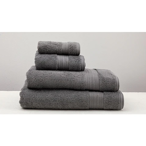 Heavenly Charcoal Hand Towel