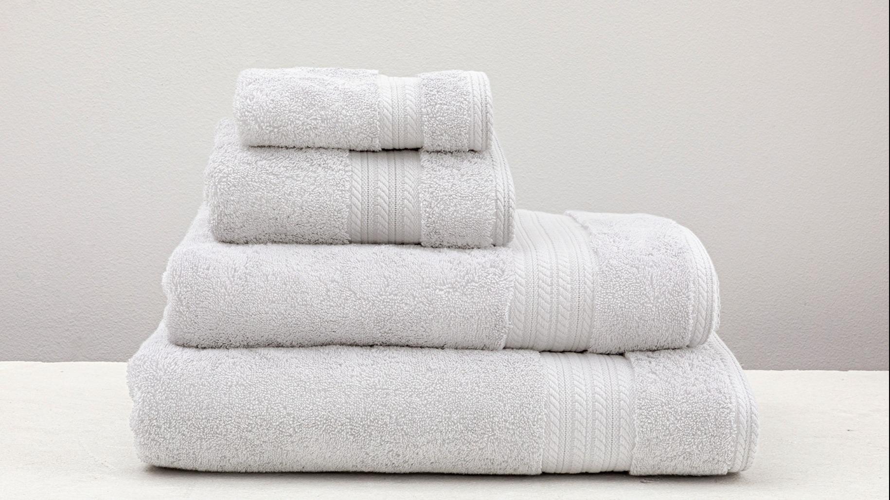 Heavenly Pack of 4 Turkish Cotton Hand Towel - White