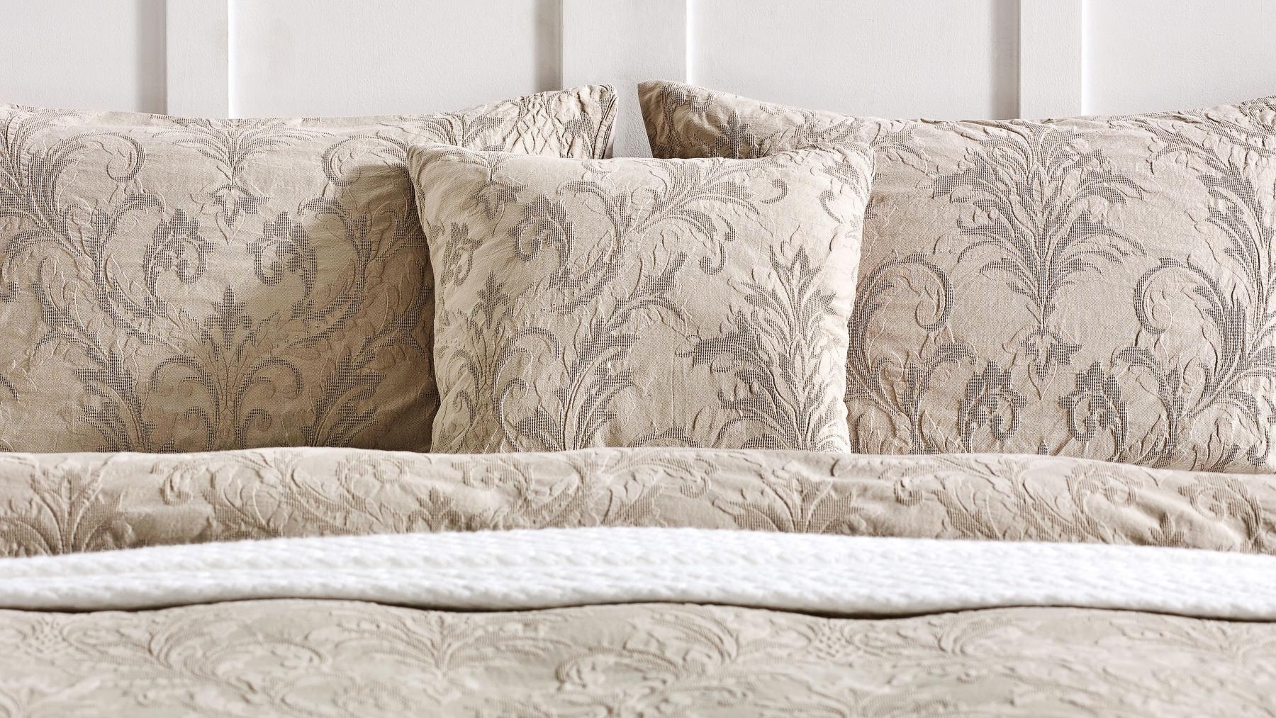 L'Avenue Luxury Henrietta Stone Cushion