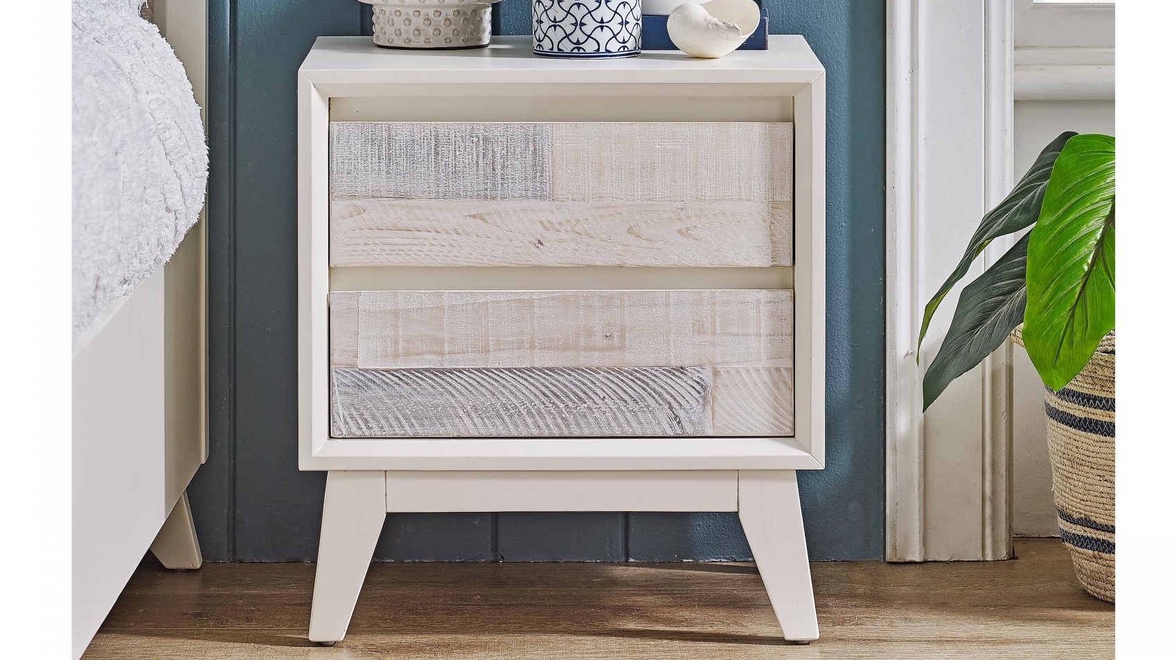 Bahamas 2Drawer Bedside Table Harvey Norman