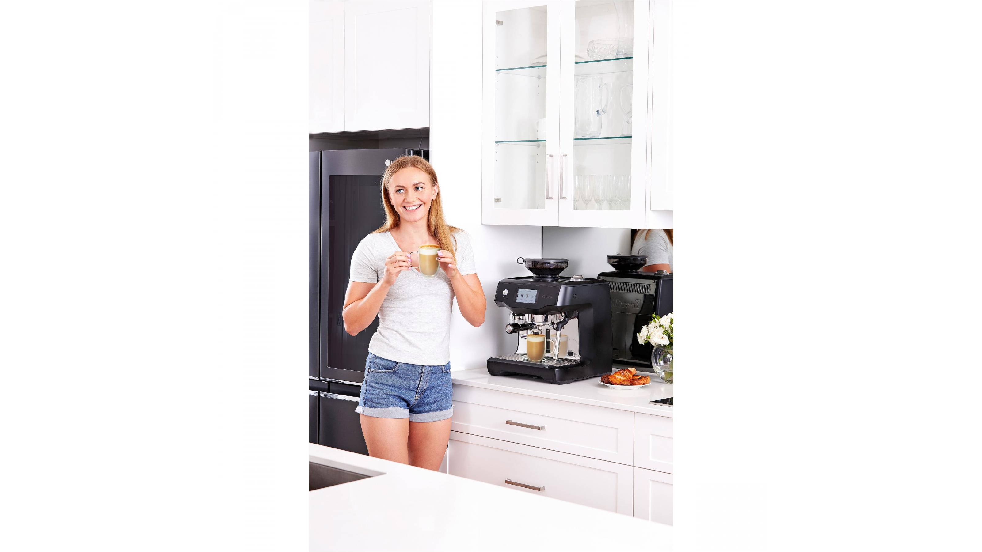 Breville The Oracle Touch Coffee Machine Black Truffle Harvey Norman