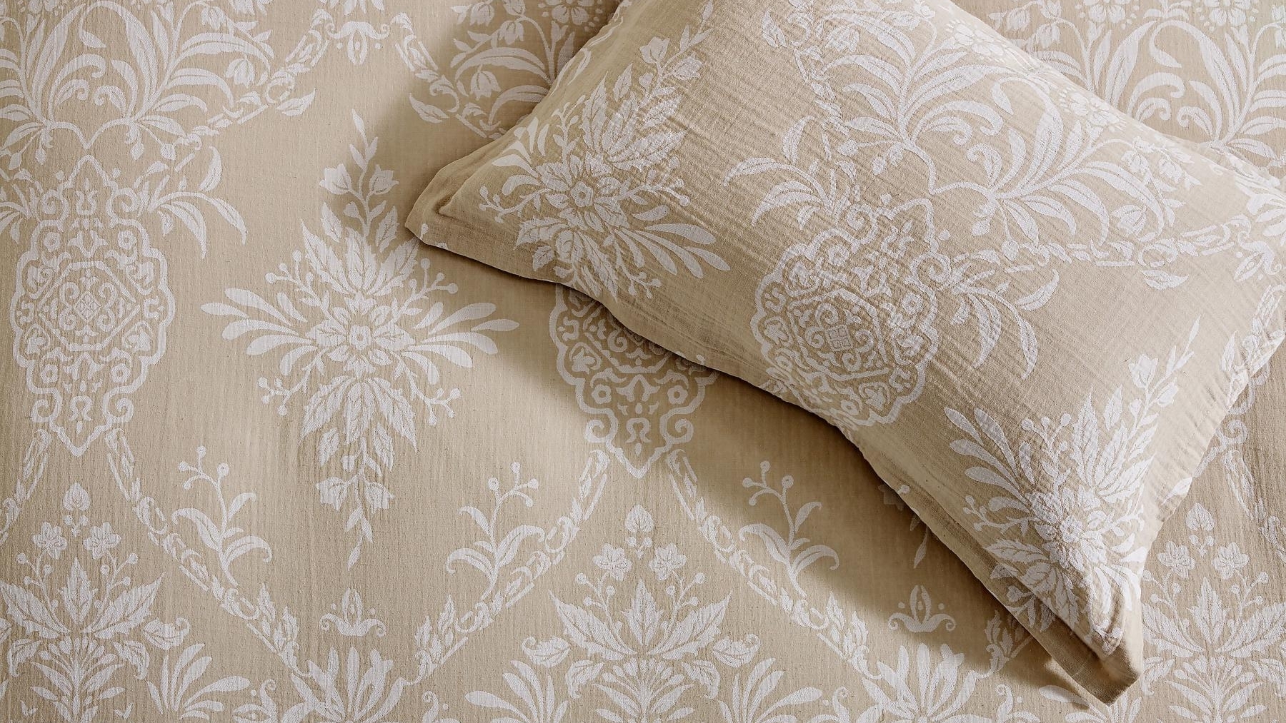 L'Avenue Luxury Penelope Stone Quilt Cover Set Harvey Norman