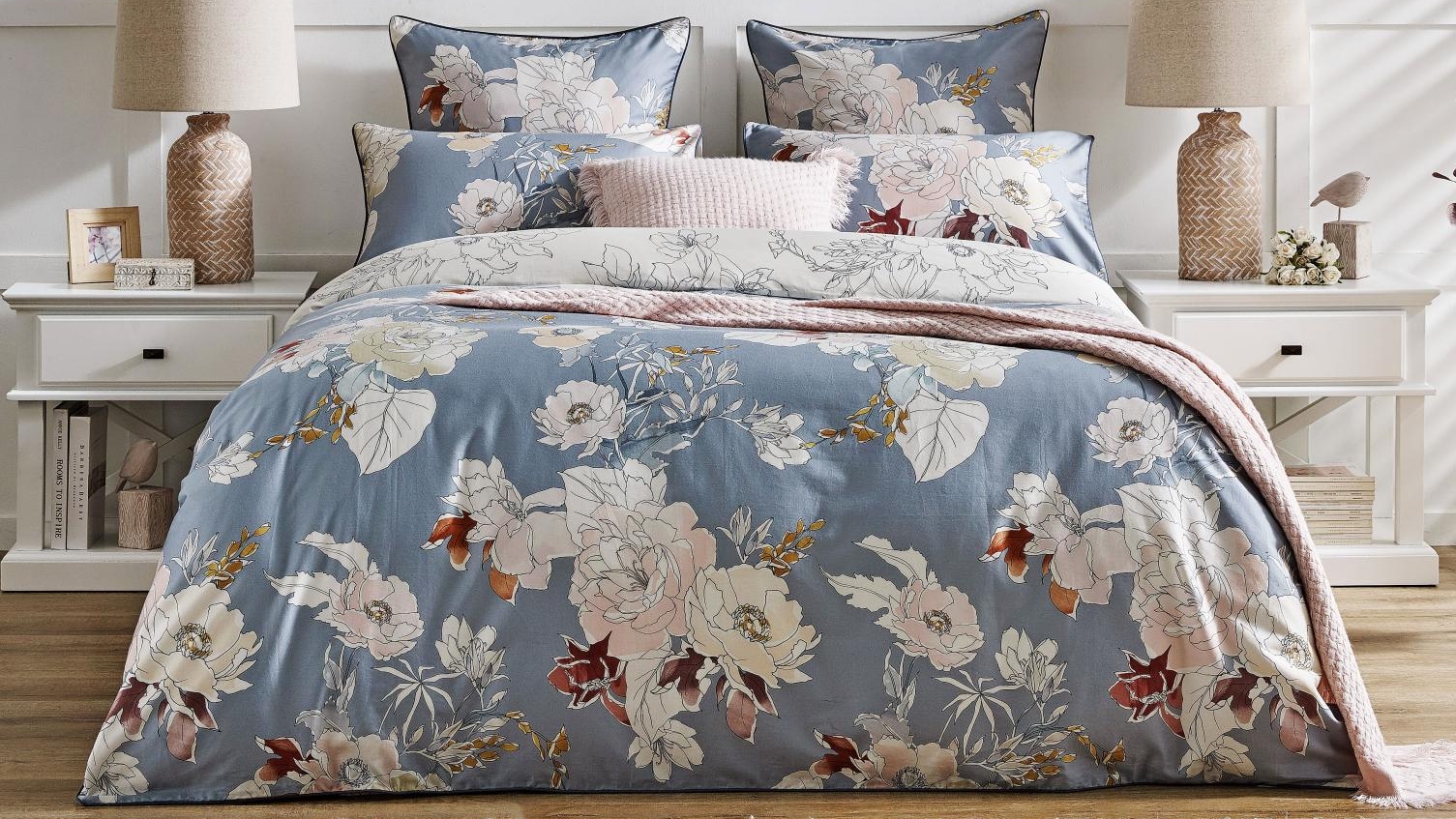 Amelie Quilt Cover Set - Double