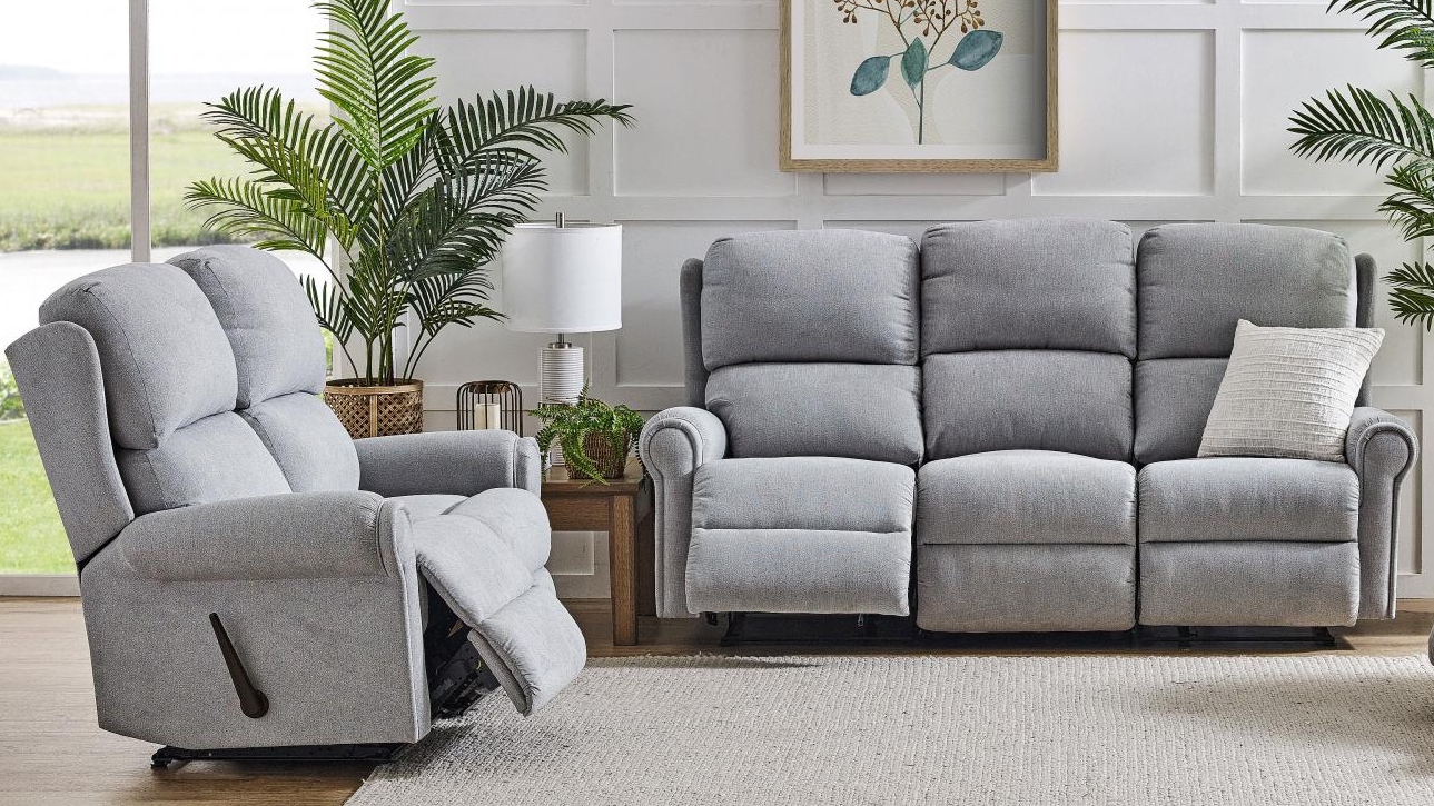 Lizzie Fabric Recliner Sofa