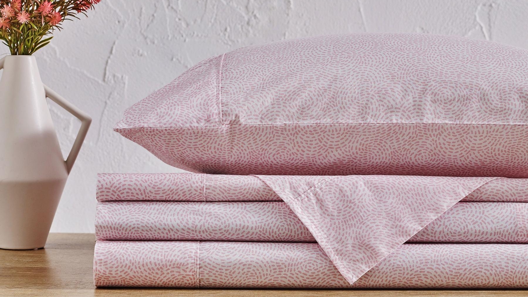 Ngunandhira Muruwari Pink Sheet Set - King