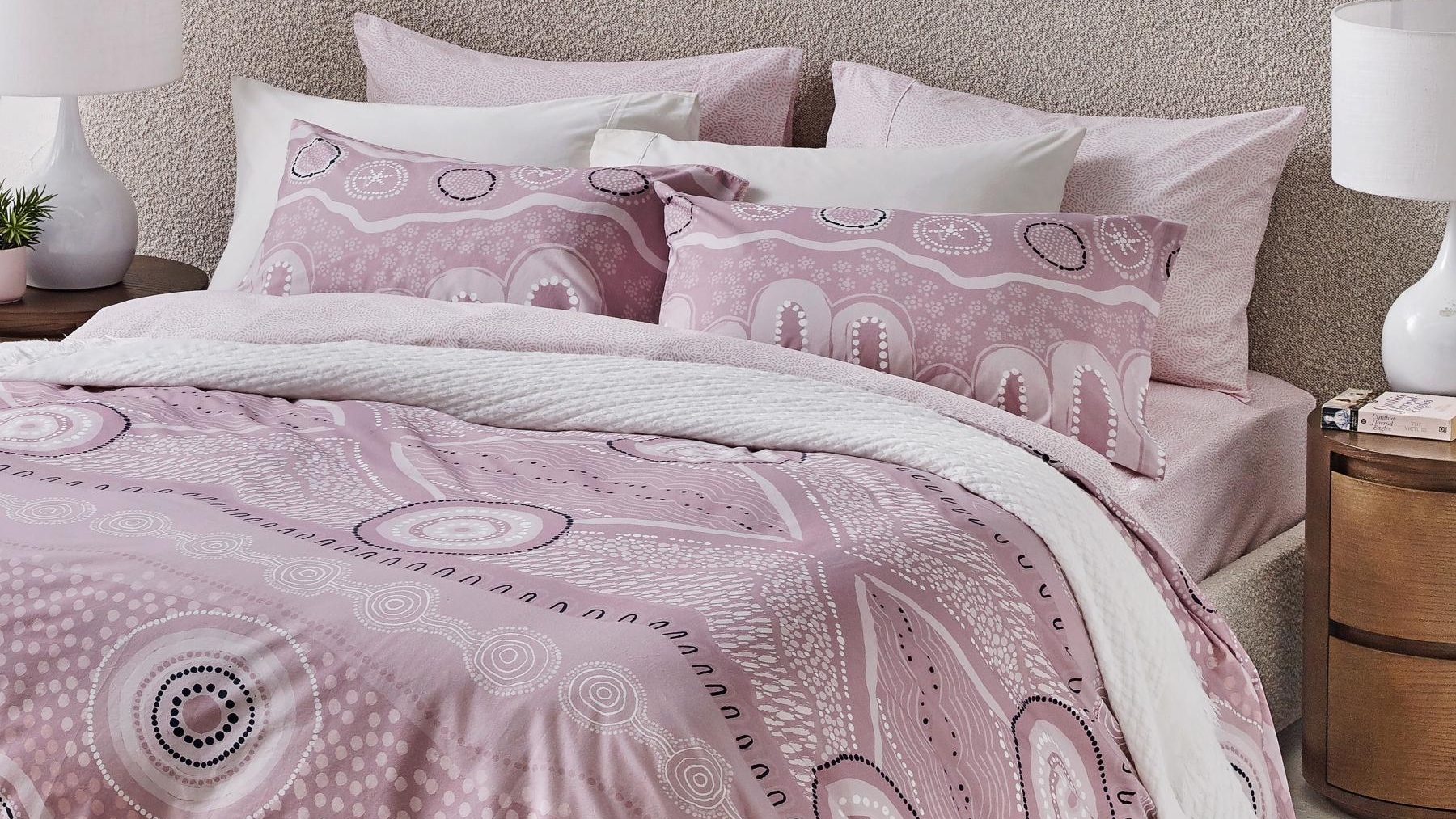 Ngunandhira New Beginnings Quilt Cover Set - Super King