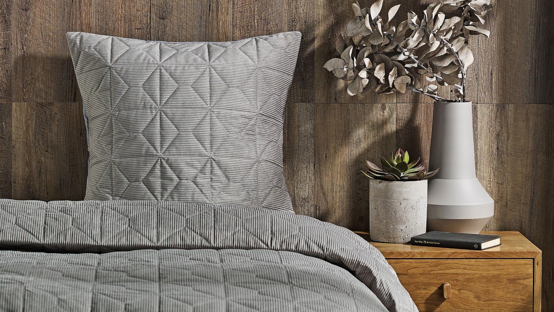 L'Avenue Marla Grey European Pillowcase