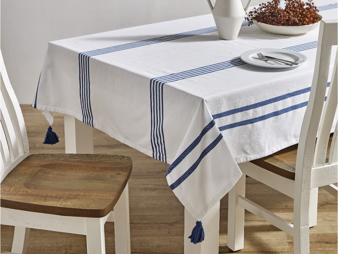 L'Avenue Cancun NavyTablecloth - 300cm