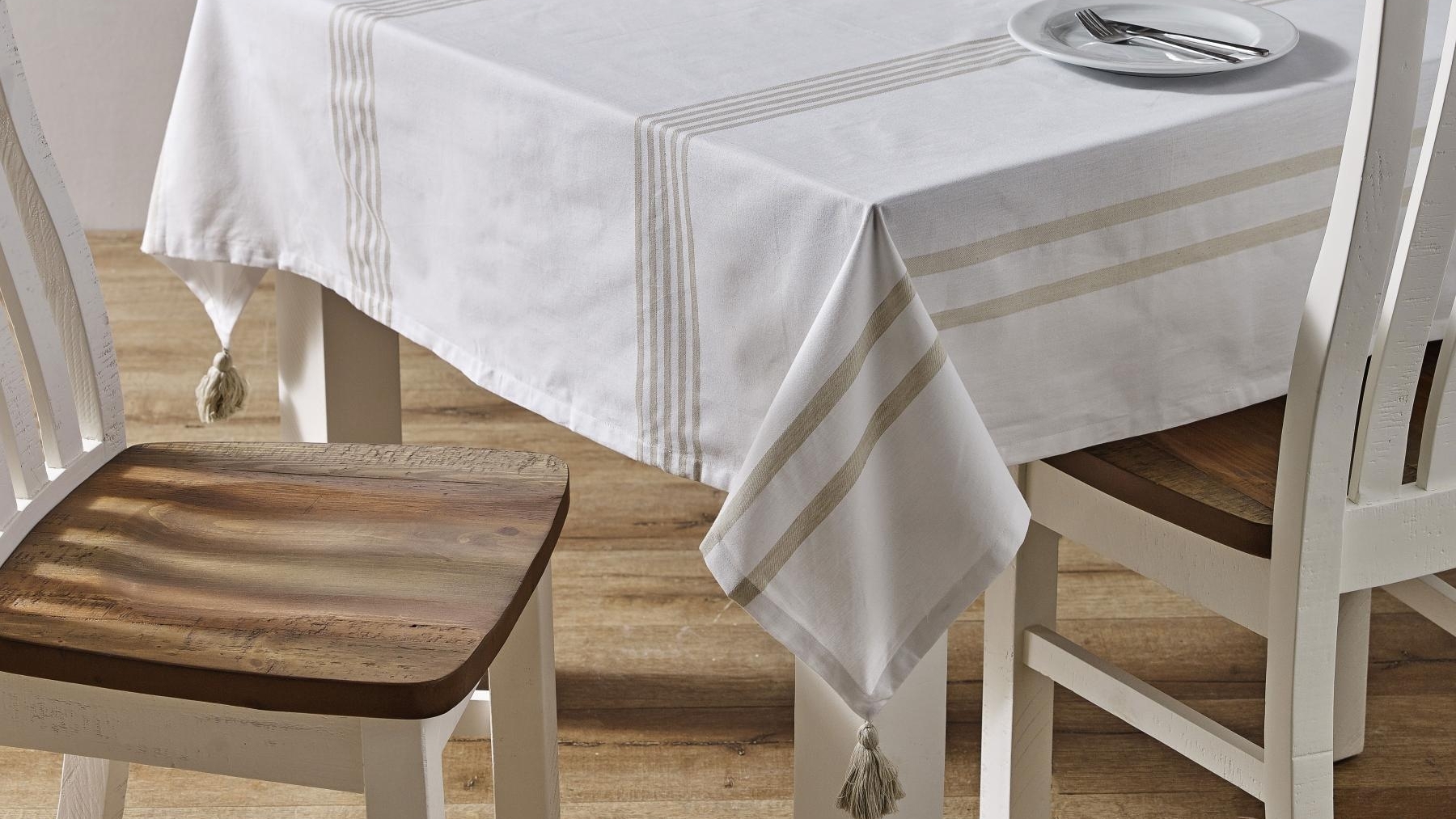 L'Avenue Cancun Beige Tablecloth - 300cm