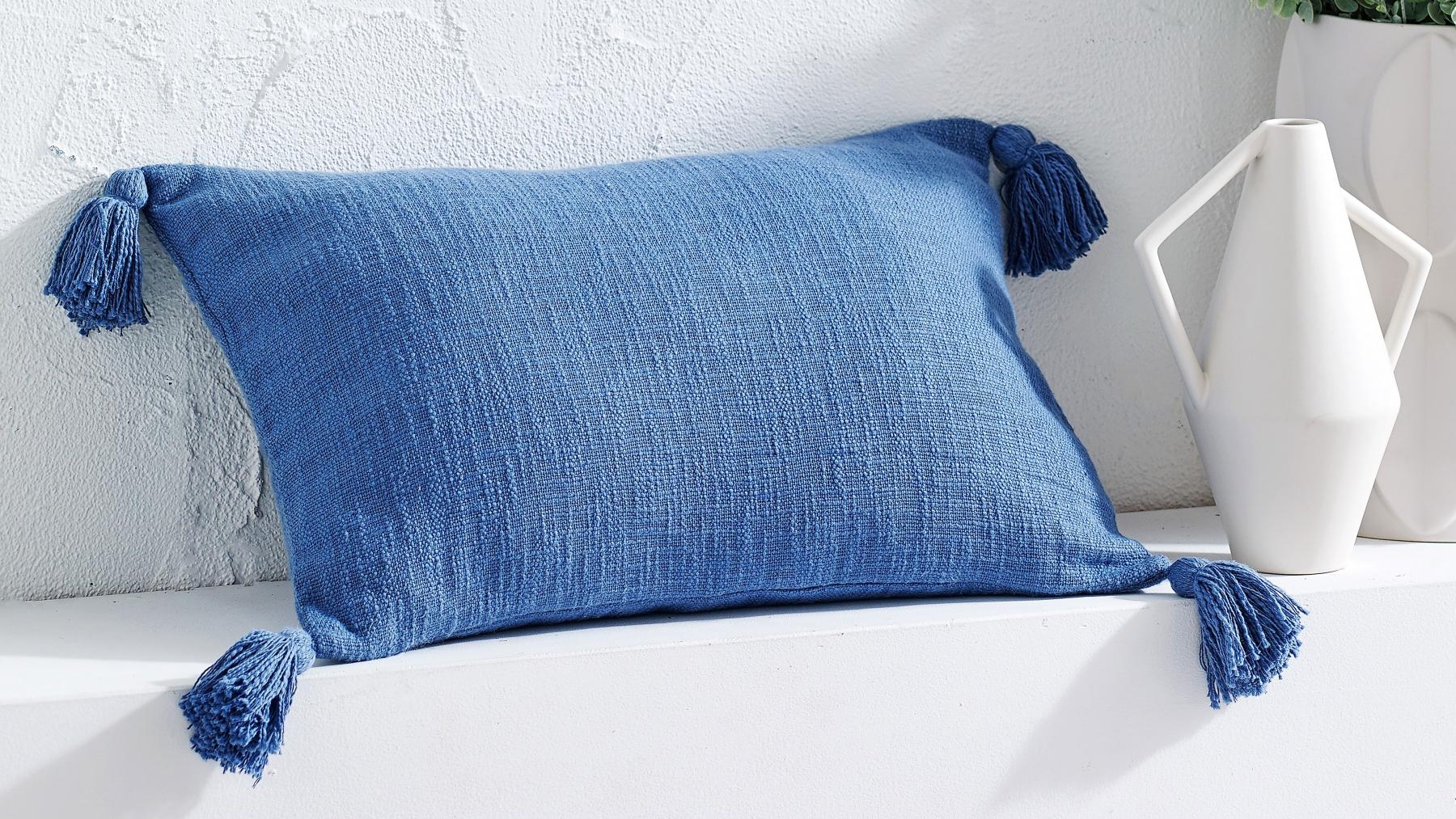 L'Avenue Callie Denim Cushion - 40x60cm