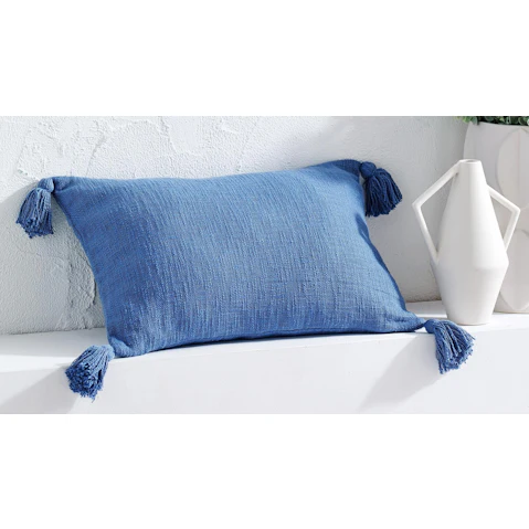 L'Avenue Callie Denim Cushion - 40x60cm