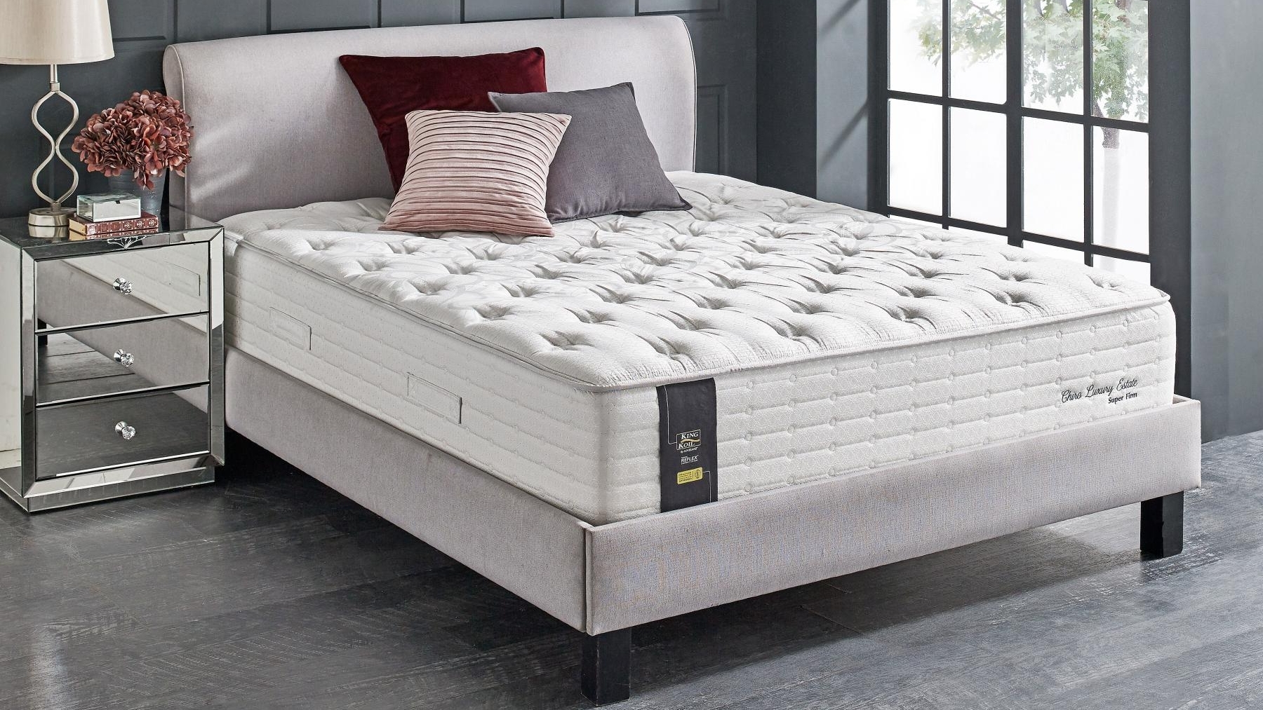 King Koil Chiro Luxury Estate Super Firm Mattress Queen Harvey Norman