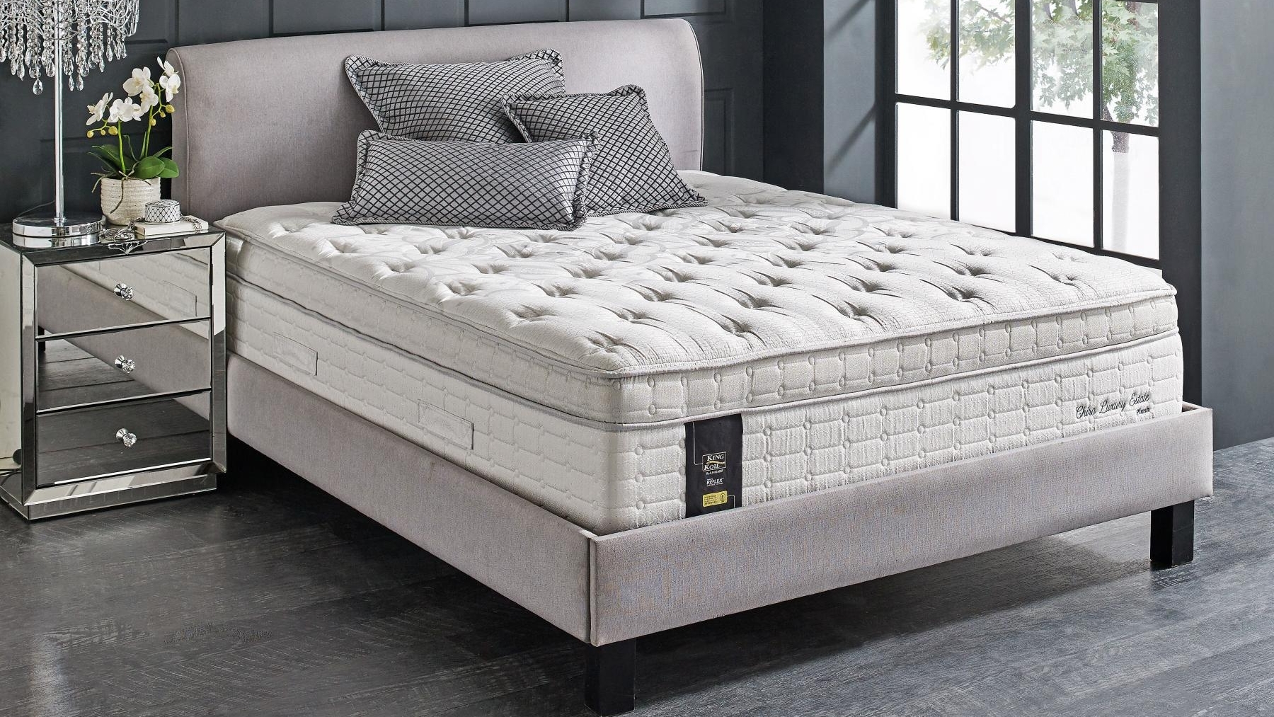 King Koil Chiro Luxury Estate Plush Mattress Queen Harvey Norman