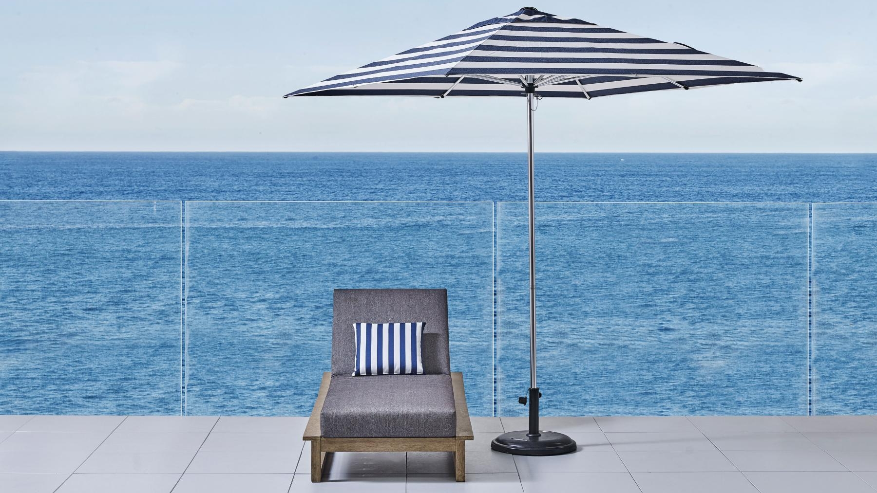 Cortina 220cm Square Cantilever Umbrella Harvey Norman