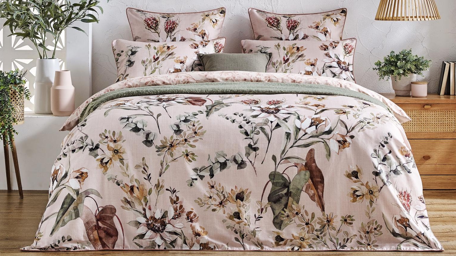 Paloma Quilt Cover Set - Double