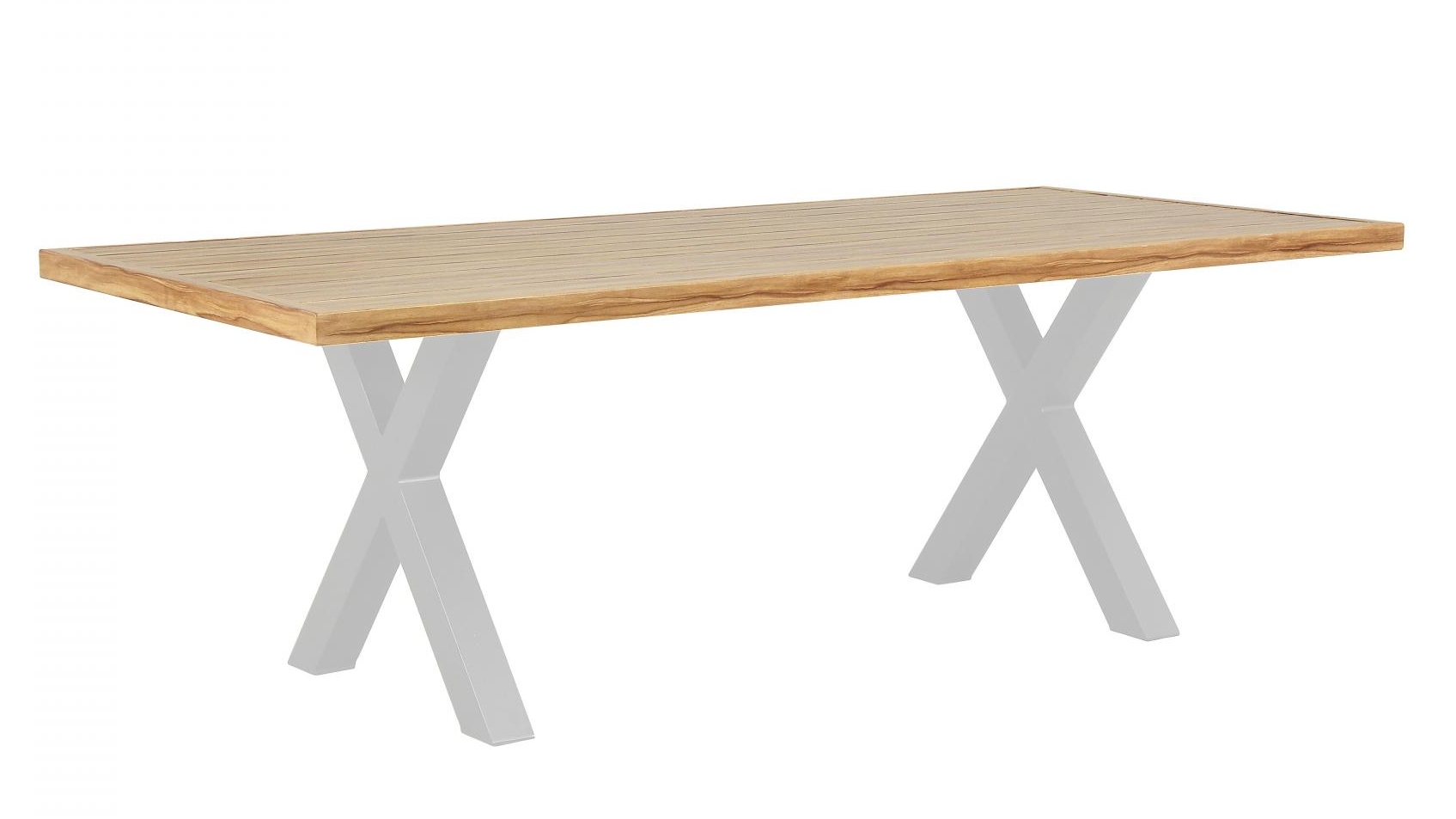 Emilie Outdoor White Dining Table | Harvey Norman