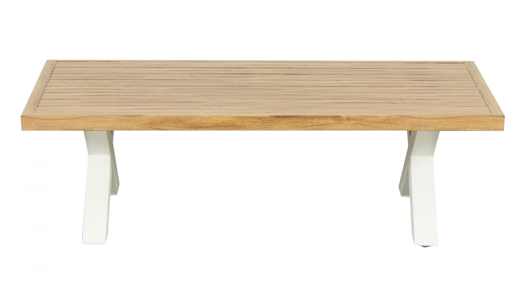 Emilie Outdoor White Coffee Table | Harvey Norman