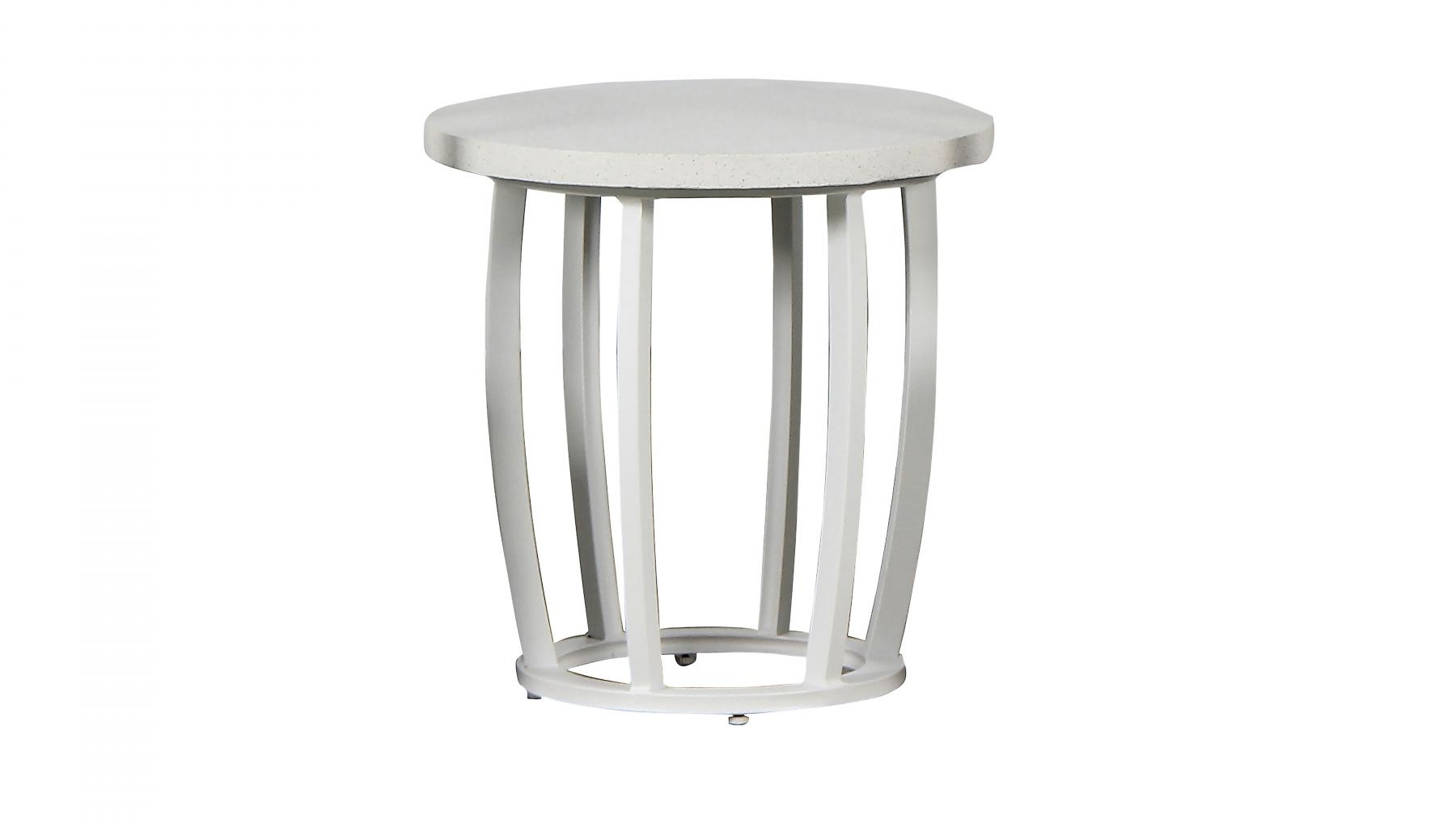 Karolina Outdoor Side Table - White