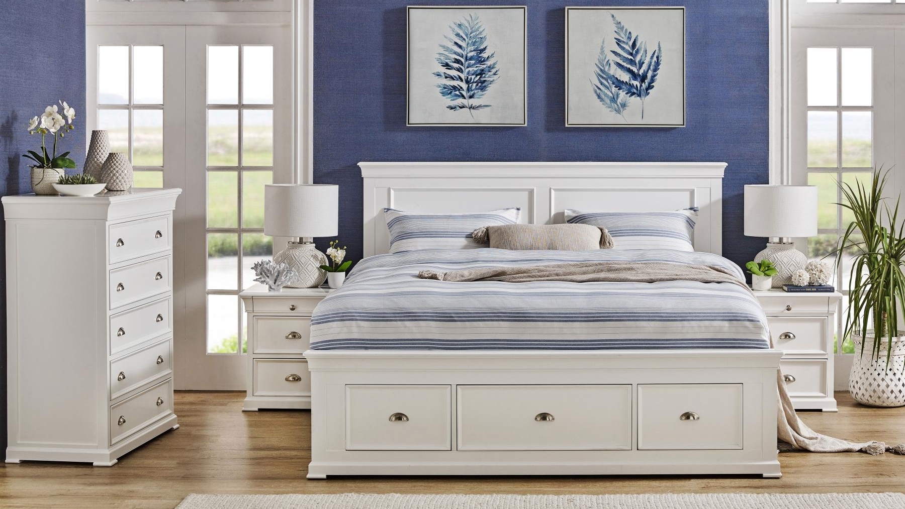 Regency 3-Drawer Bed - King