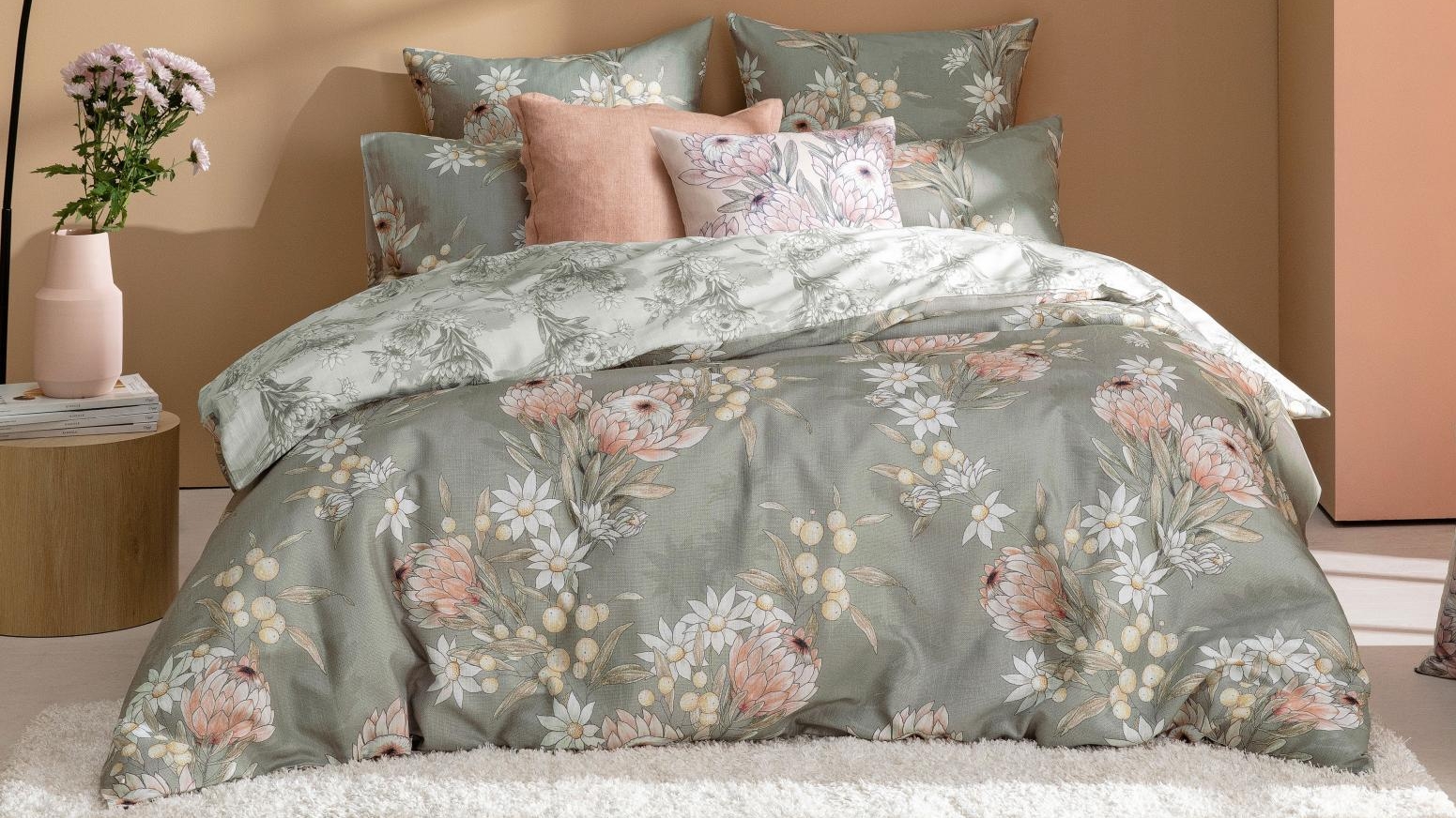 Isla Quilt Cover Set - Double