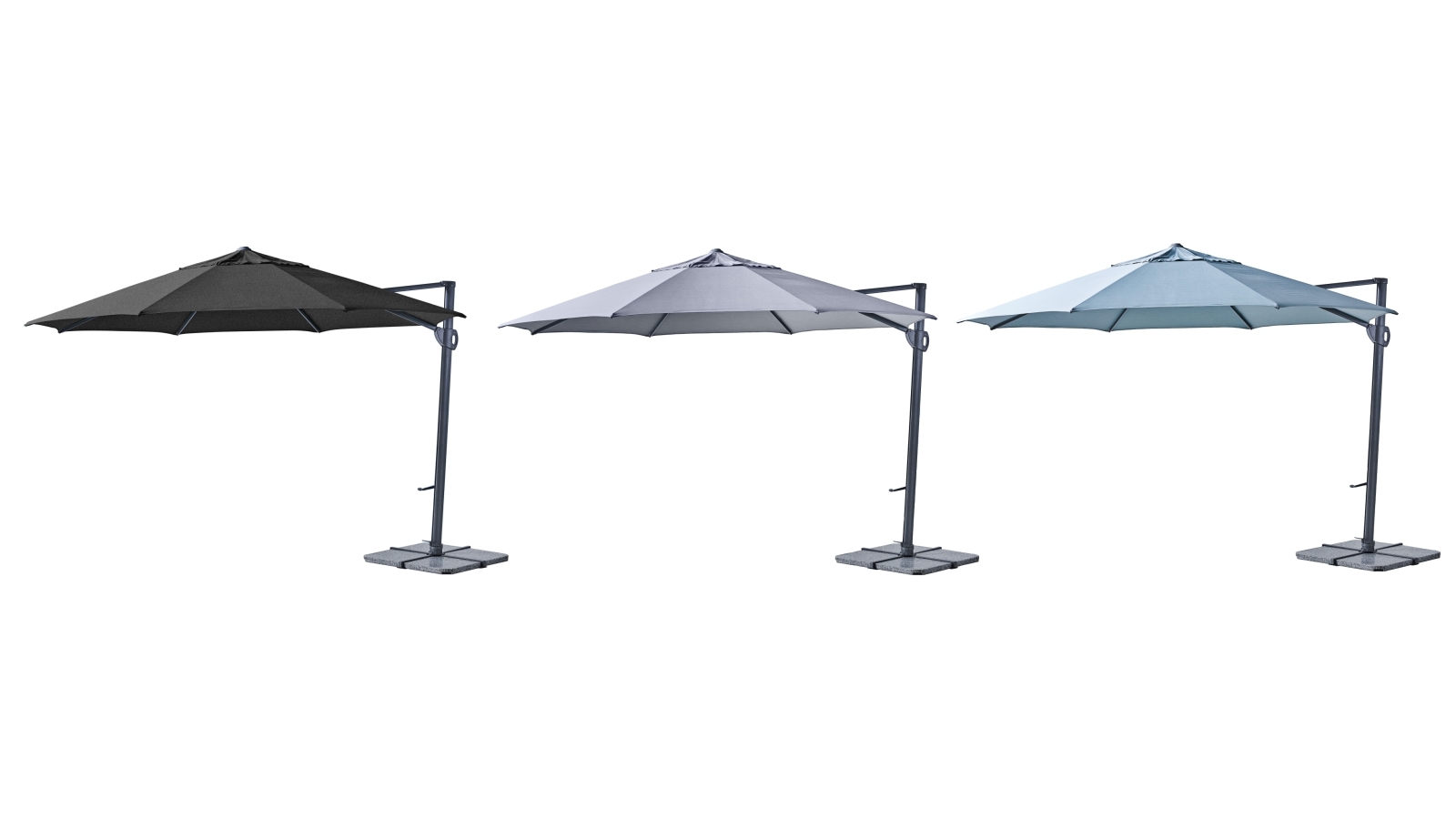 Toronto 3.8m Octagonal Cantilever Outdoor Umbrella Harvey Norman