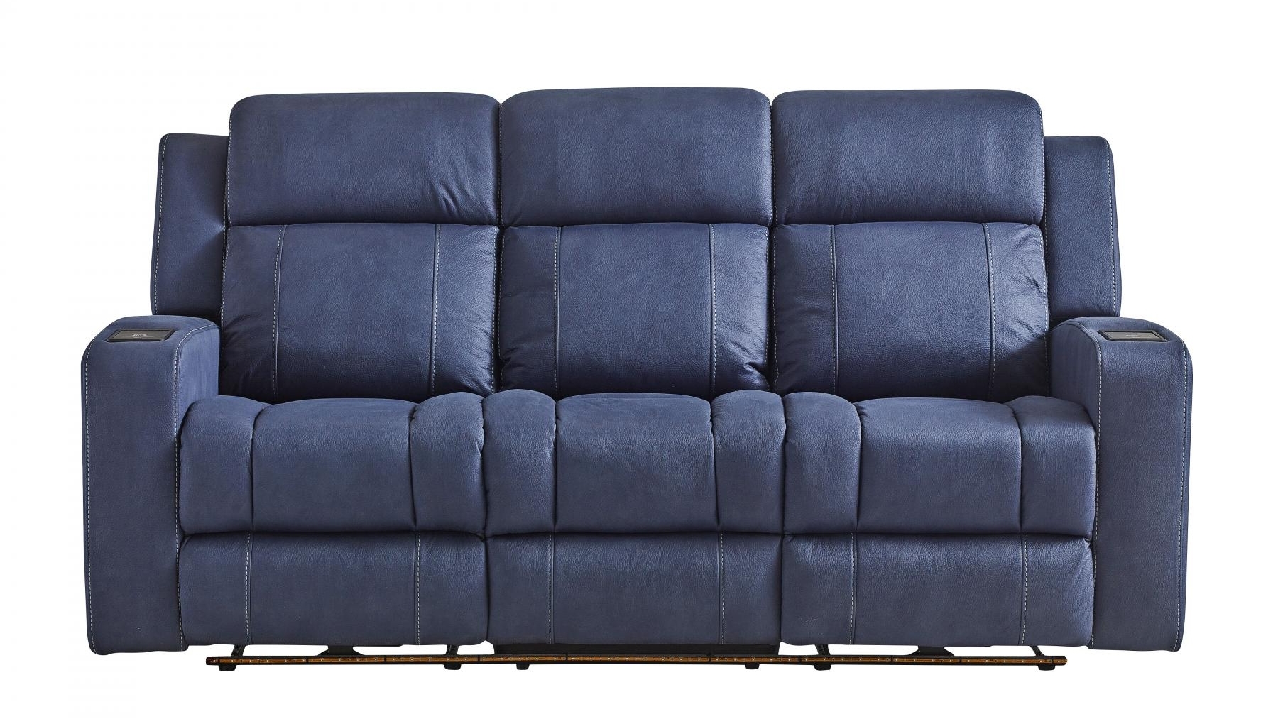 Kino 3Seater Fabric Powered Recliner Sofa Aegean Harvey Norman