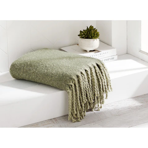 L'Avenue Nala Sage Throw - Medium