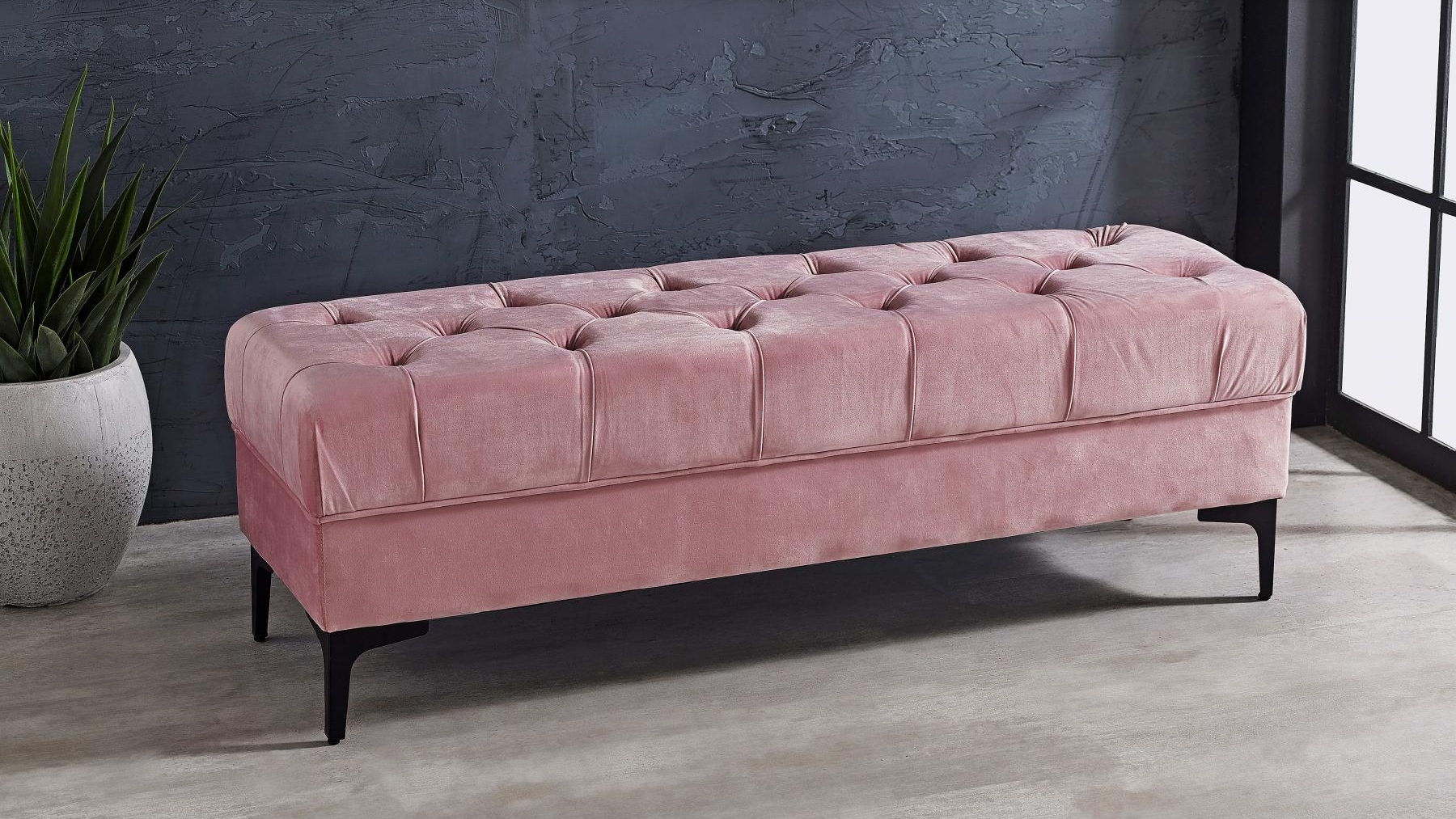 Sabrina Ottoman - Pink