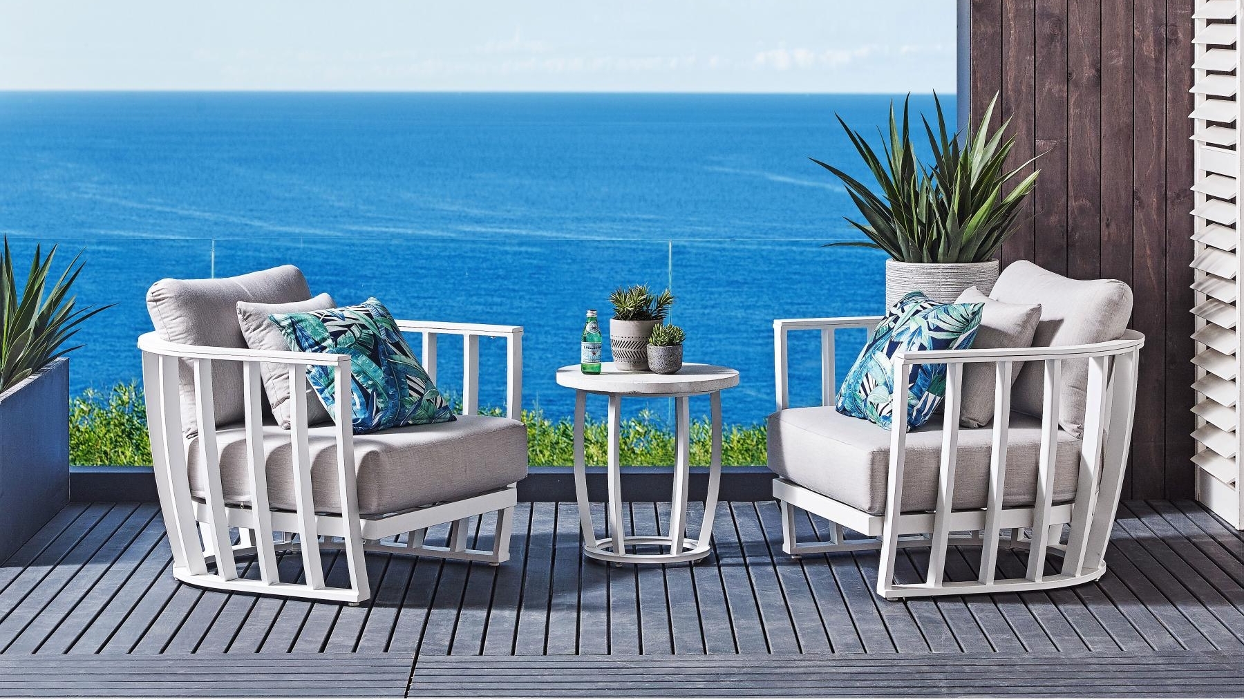 Karolina 3 Piece Outdoor Chat Setting Harvey Norman