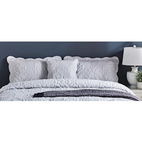 L'Avenue Chelsea Silver Cushion