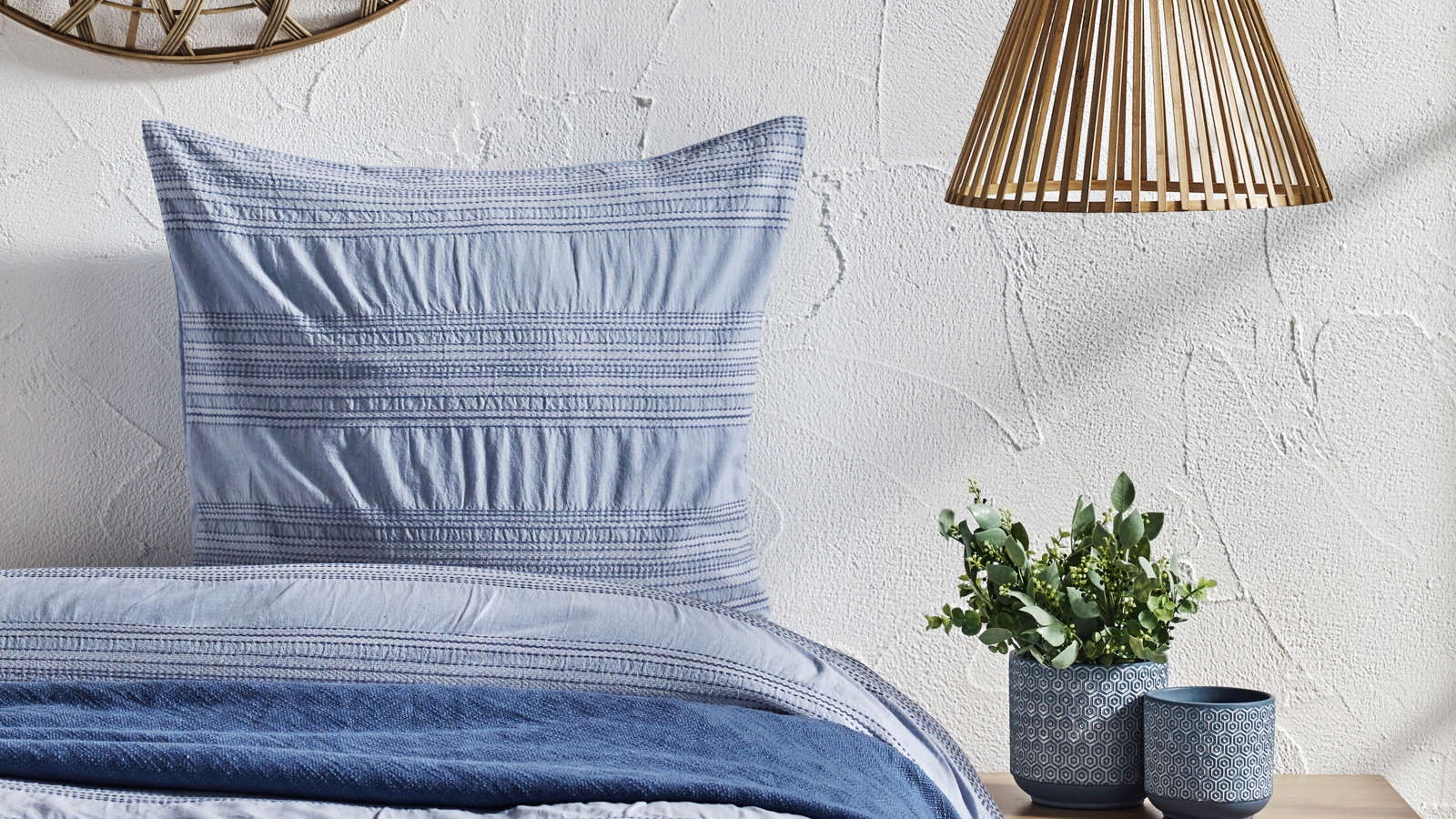 L'Avenue Emmy Chambray European Pillowcase