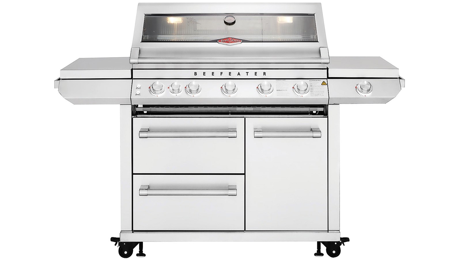 BeefEater 7000 Premium 5 Burner BBQ Side Burner Harvey Norman