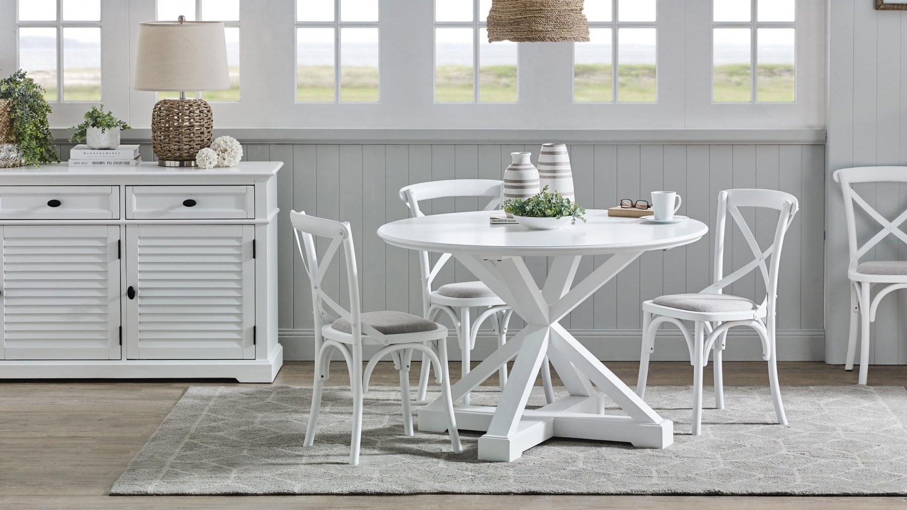 Alabama Dining Setting with Marlow MKII CrossBack Dining Chair