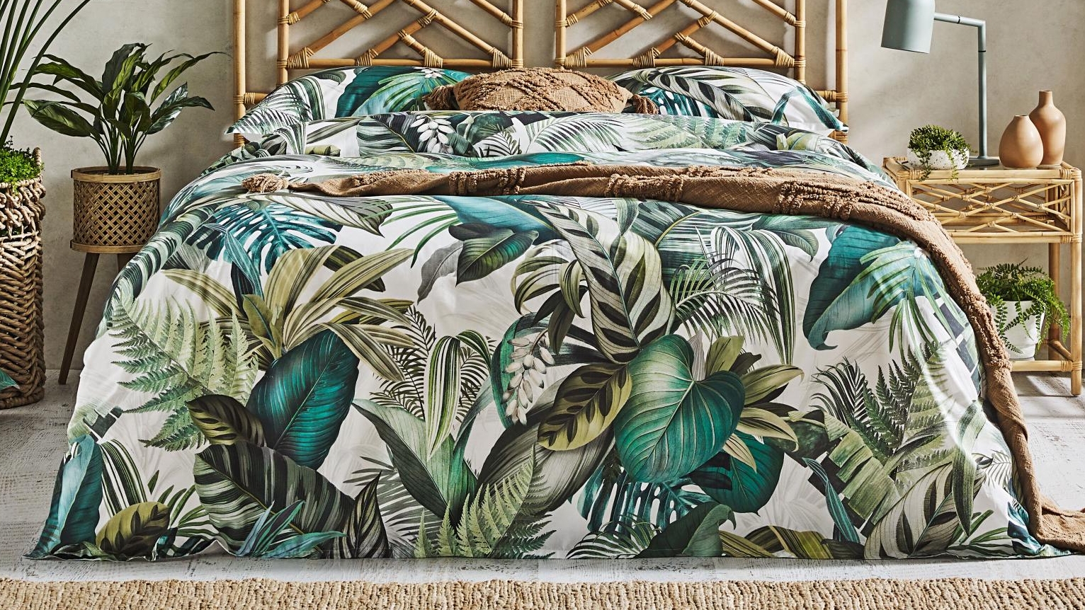 Tahiti Quilt Cover Set - Double