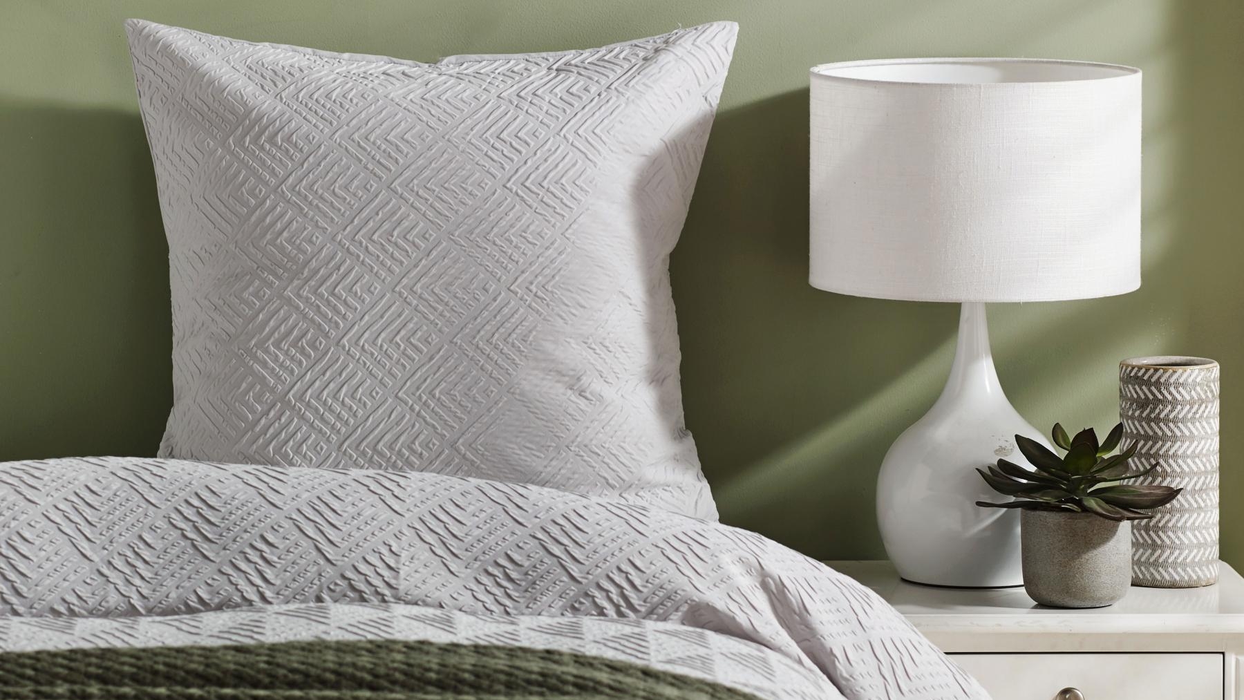 L'Avenue Amelia Silver European Pillowcase