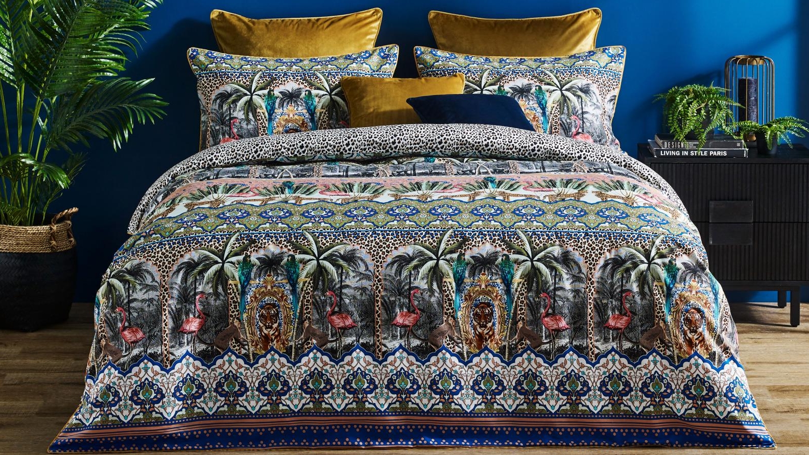 L'Avenue Animalia Quilt Cover Set - Double