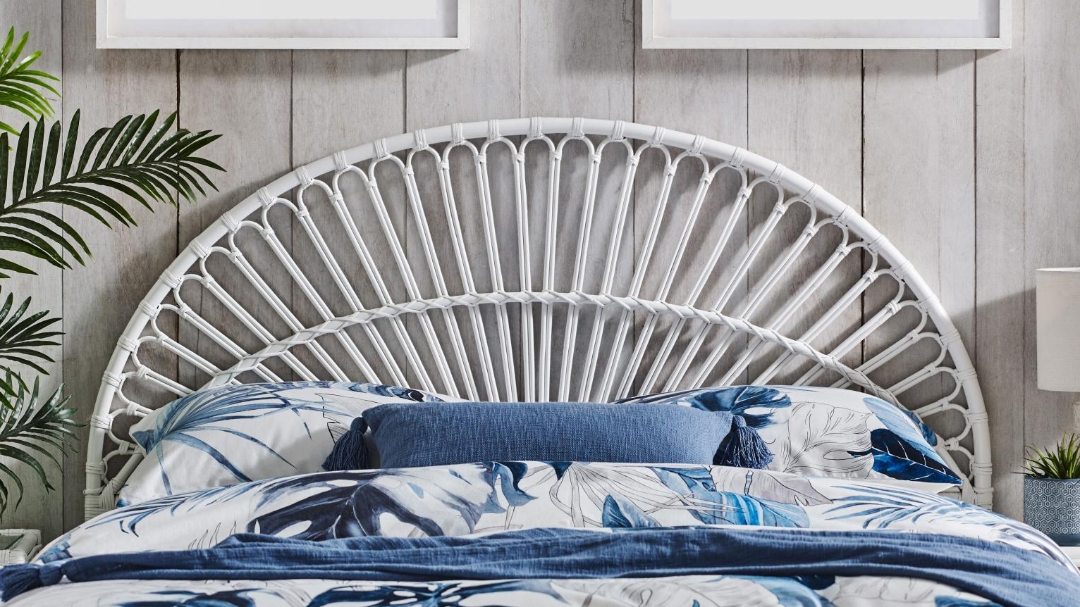 Sunrise White Bedhead Double Harvey Norman