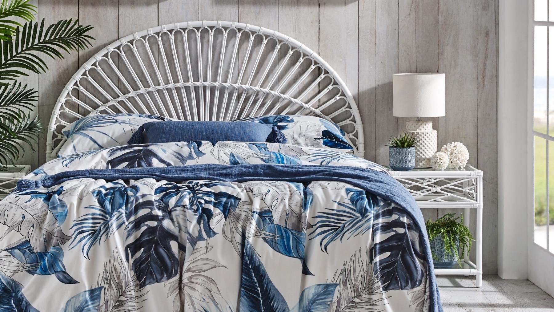 Sunrise White Bedhead Double Harvey Norman