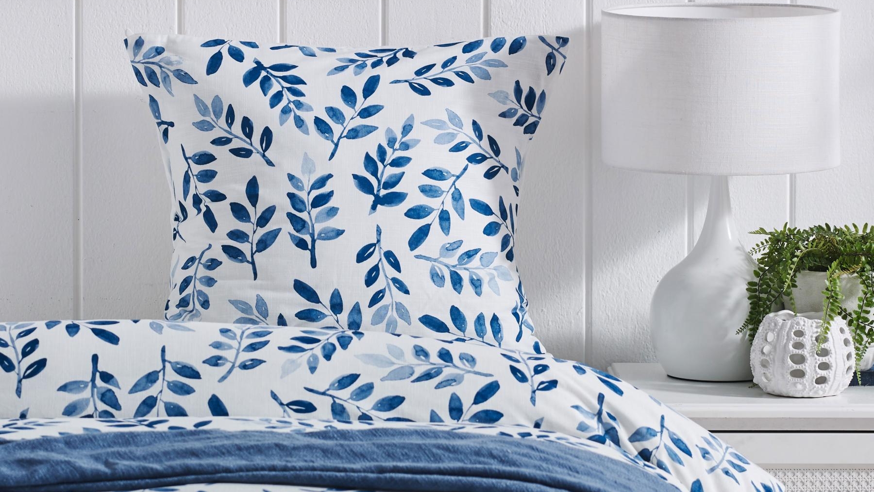 L'Avenue Enya Blue European Pillowcase