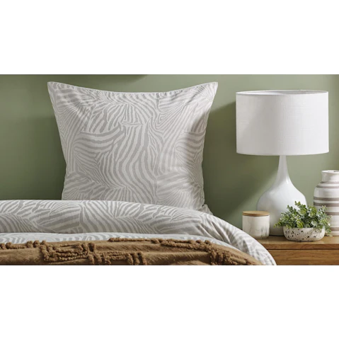 L'Avenue Zebra Jacquard European Pillowcase