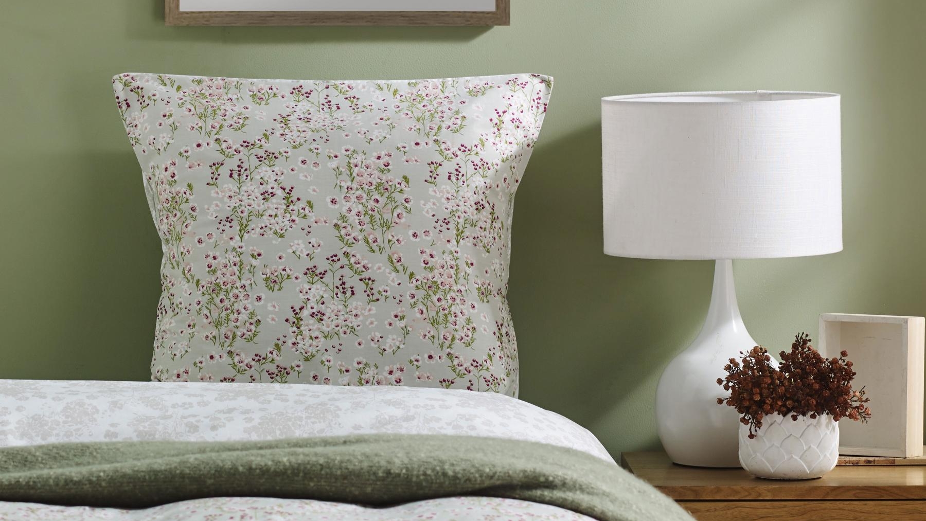 L'Avenue Waxflower Sage European Pillow