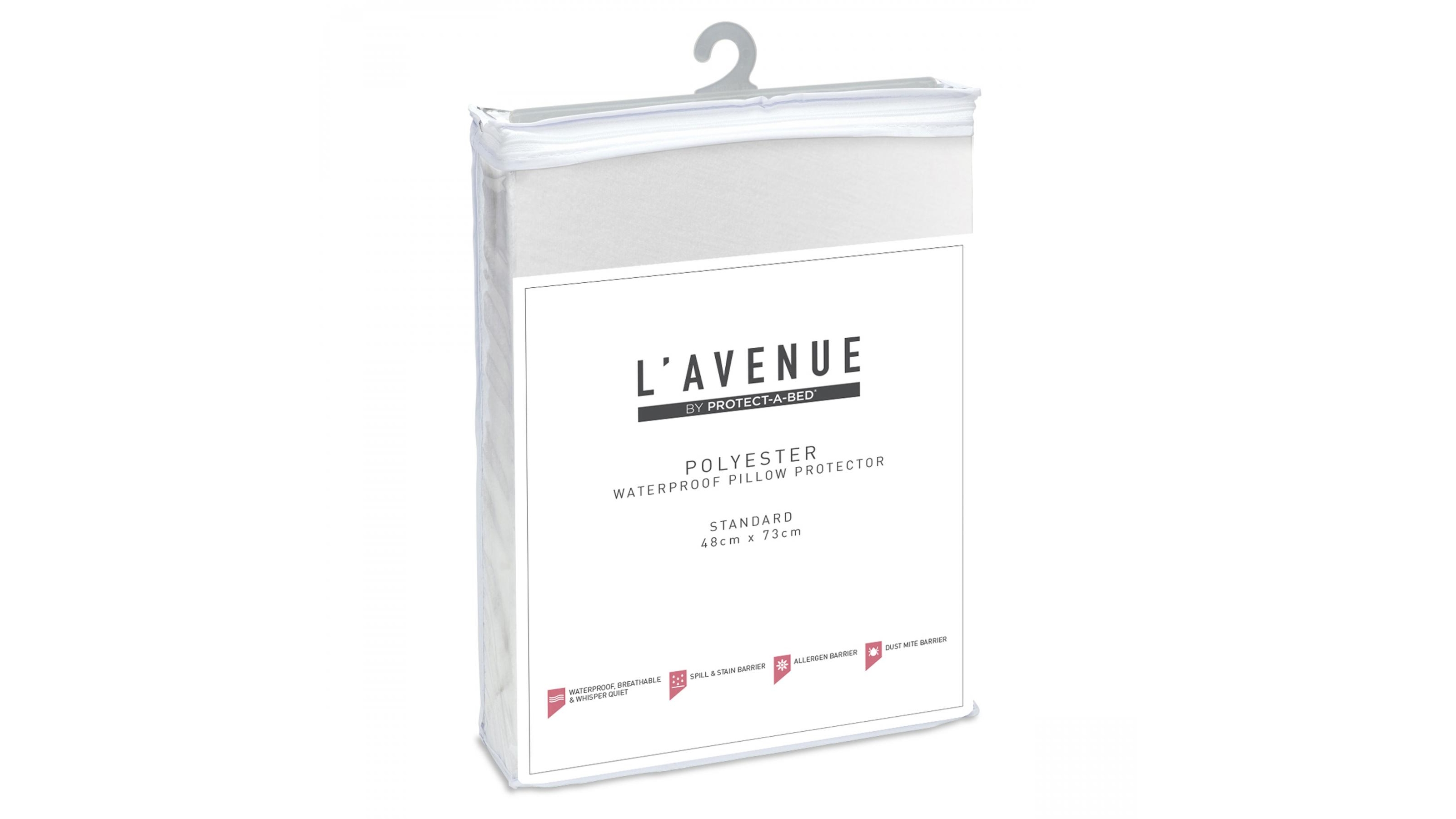 L'Avenue Polyester Jersey Standard Pillowcase Protector