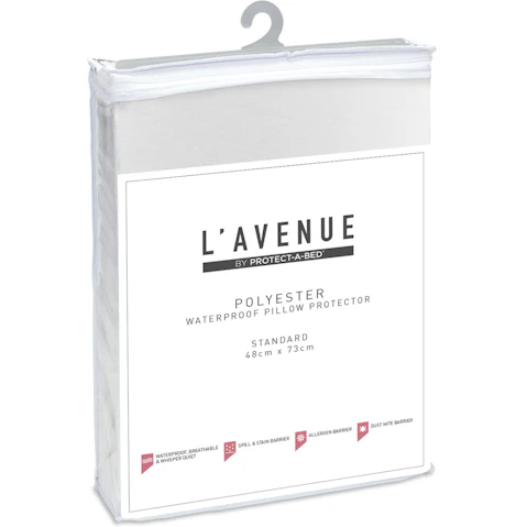 L'Avenue Polyester Jersey Standard Pillowcase Protector