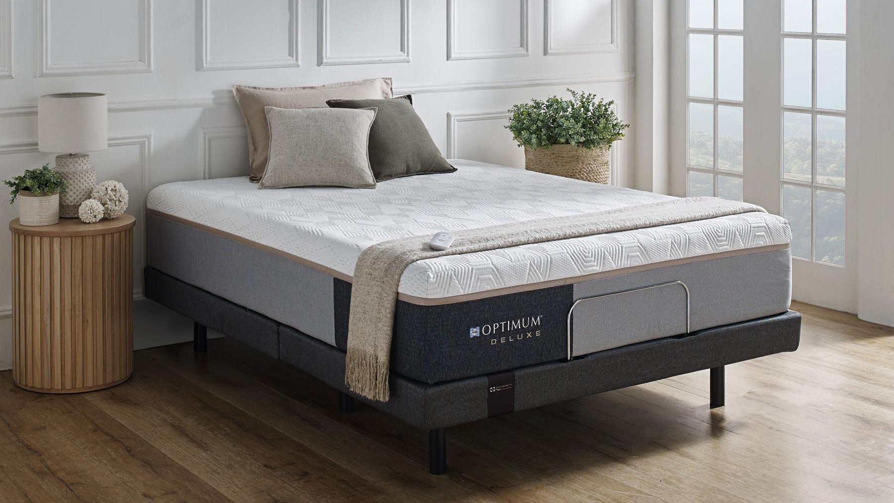 Sealy Optimum Linear Deluxe Soft Mattress Queen Harvey Norman
