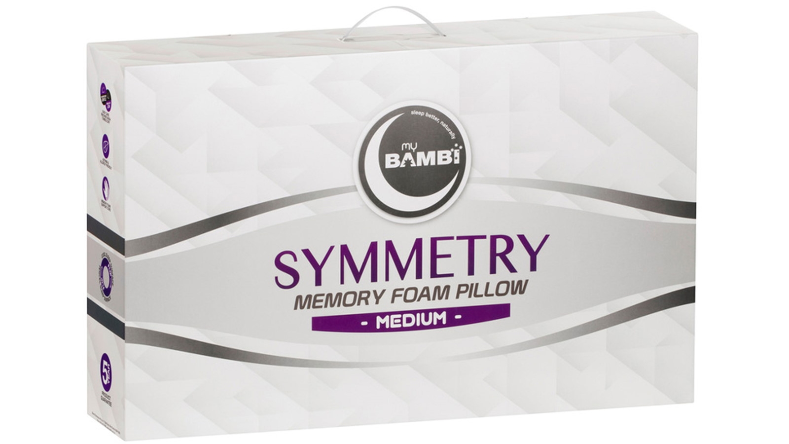 Bambi Symmetry Memory Foam Medium Standard Pillow Harvey Norman