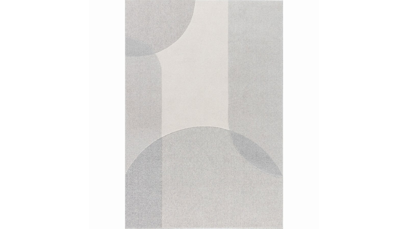 Flux Circles Grey Blue Rug - Medium
