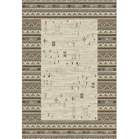Highfield Apache Beige Boarder Rug