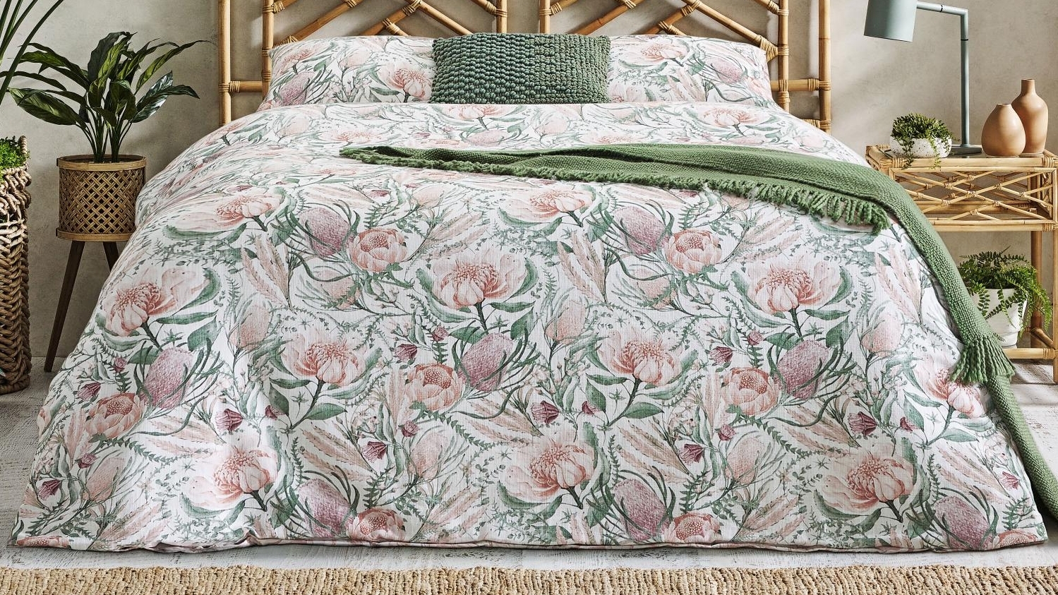 L'Avenue Banksia Quilt Cover Set Queen Harvey Norman